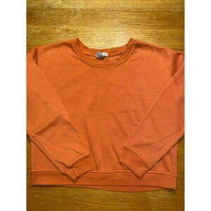 Love Stretch Orange Pullover-XL